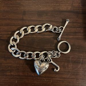 Juicy couture charm bracelet and charms